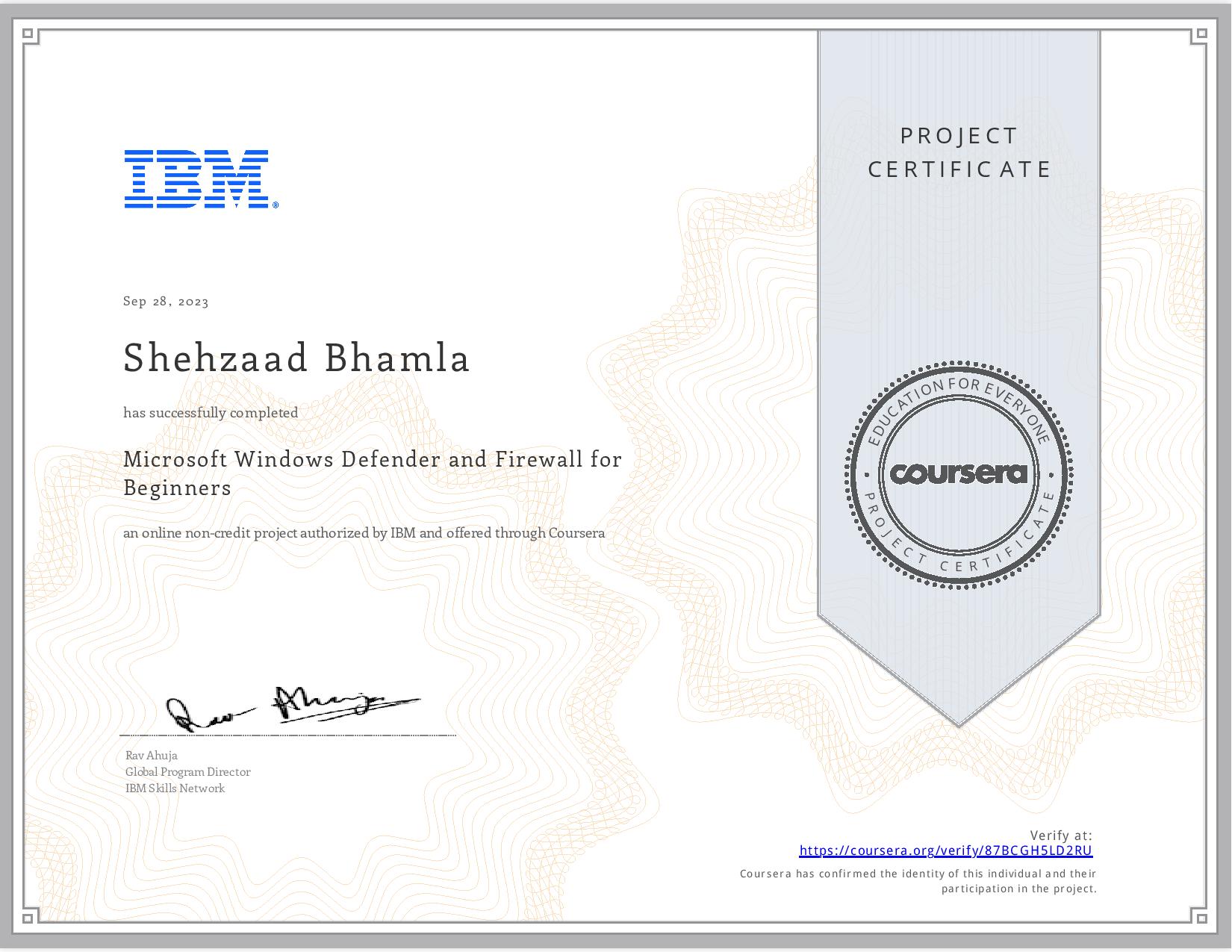 Coursera Microsoft Certification
